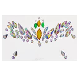 Cute Cat 3D Acrylic Rhinestone Face Sticker Masquerade Party Face Makeup Decoration Temporary Tattoo Face Painting Decals