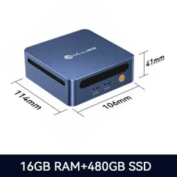 MLLSE NEW M4 Pro Mini PC Intel I7 8665U CPU 16G RAM 480GB ROM Compatible USB 3.2 Win11Pro Desktop Portable WiFi5 BT4.2