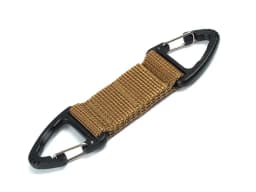 Molle Webbing Backpack Buckle Carabiners Double-Point Triangle Tactical Hanging Buckle Outdoor Camping Hiking Climbing Accessory