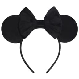 1pc Elegant Velvet Hair Accessory Fashion Solid Color Mickey Mouse Ear Headband For Wear Party Theme Parks Women Headband