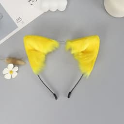 Animal Cute Plush Fox Cat Ears Gothic Headband Lolita Ears Headwear Furry Artificial Cosplay Christmas Hair Accessories