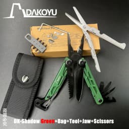 DAKOYU-Multi-functional Swiss Tool with Whistle, Outdoor Pliers, DKShadow Available In Multiple Colors, Outdoor Camping Equipmen
