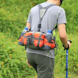 Outdoor Hiking Strap Camping Accessori Breathable Nylon Strap for Running Ergonomics Back Polyamide Adjustable Buckles
