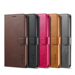 Business Leather Case for Samsung Galaxy S26 S25 Ultra S24 FE S23 Plus A17 A16 A26 A36 A56 A37 A57 Flip Wallet Card Phone Cover