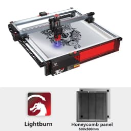 Twotrees TS2 10W Laser Engraver Compressed Spot Technology Emergency Stop Button Flame Detection CNC Laser Engraving Machine