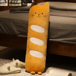 100cm Long Animals Plush Toy Stuffed Squishy Animal Bolster Pillow Cat Cylindrical Plushie Toy Sleeping Friend Best Gifts