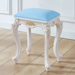 European American Style Dressing Stools Makeup Stool Soft Small Square Ottomans Household Chairs Princess Bedroom Nail Stools