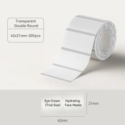 3 Rolls NIIMBOT B21 B3S B1 B31 Thermal Label Clothing Price Food Self-adhesive Tag Waterproof Smart Office Pocket Printer Label