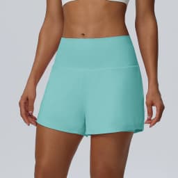 Women's Summer Loose Running Shorts 2-in-1Quick Dry Athletic Yoga Gym Shorts with Pockets Yoga Fitness Sports Shorts