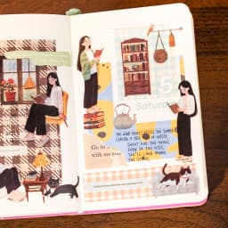 12 Sheets Daily Leisure Theme PET Stickers for DIY Craft Scrapbooking Collage Guitar Phone Case Notebook Decoration