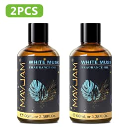 MAYJAM 100ml Fragrance Oil Coconut & Vanilla White Musk Sea Breeze Baby Powder Dragons Blood Sweet Tobacco Freesia for Aromatherapy Diffuser Humidifier Burner, Strawberry Watermelon Cherry Coconut Cranberry Fruit Essential Oil Making Candle Aromatic Spray