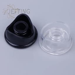 HOT 1 PCS Clear/Black Universal Precision Comfort Cylinder Seal Sleeve Silicone Replacement Silicone Ring