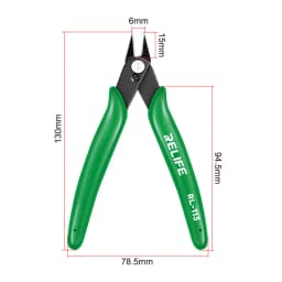 RELIFE RL-111 RL-113 Portable Diagonal Cutting Pliers Sharp Jaws for Cell Phone Repair Cutting Wire and Cable Repair Tool