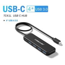 Lemorele USB 3.0 HUB 4 in 1 Type C Adapter 4 Ports Slot USB C Hub USB Hub 3.0 High Speed For Laptop Windows Mac