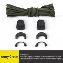Quick Lock No Tie Shoelaces for Sneakers Salom Easy Install Elastic Shoe Laces with Buckle Anti-Slip Lazy Laces for Daily Shoes