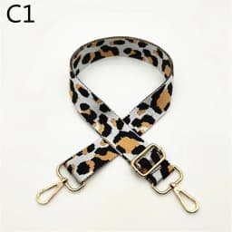 1Pc Deepeel 38mm Women Jacquard Bag Belts Leopard Shoulder Crossbody Straps Adjustable Webbing Strap DIY Bags Accessories