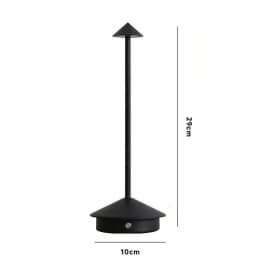 Dimmable LED Table Light 3 Color Options Rechargeable Ambient Night Lamp for Bar Counter Bedroom Bedside Home Decor Lighting