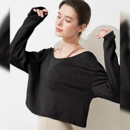 100% Cotton Oversized T-Shirts Women's Long Sleeve Top Running Jogger Yoga Tees Tops Excerise Shirts Youthful Woman Clothes