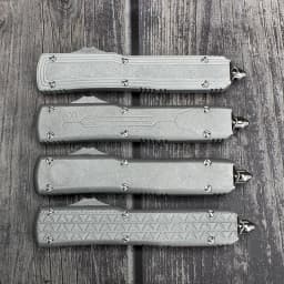 UT Tactical Beard Comb Custom OTF Excellently Designed Stone Washed Aviation Aluminum Handle Pocket Cool EDC Tools
