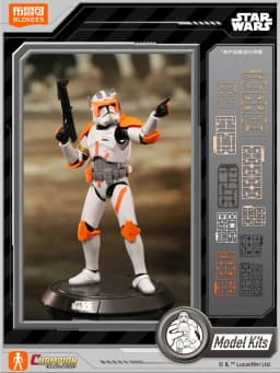New Stock Blokees Star Wars Obi Wan Kenobi Commander Cody 15cm Articulated Figure Model Kit Collectible Display Gift Toys