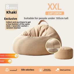 Lazy Sofa Bean Bag Single Person Can Lie Down and Sleep floor sofa muebles bean bag chair with filling