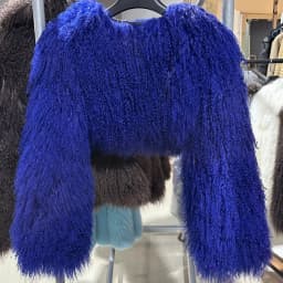 YOLOAgain Plus Size 8XL Women's Real Mongolia Sheep Fur Jacket Cropped Jacket Streetwear