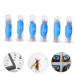 100Pcs/pack Insect Pins Specimen Needle Stainless Steel School Lab Entomology Needle With Tube Insect Obsvering Tool DIY Set
