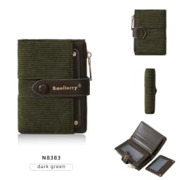 Braellery Multi-card Holder for Women Large Capacity Wallets Female Fashion Wallets Coin Change Purse Patchwork Design Purse