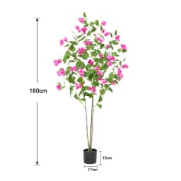 Artificial Tree With Real Touch Leaves Bougainvillea Flowers Tree For Photography Studio Atmosphere Decoration Home Landscape