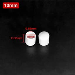 10mm-50mm Round White End Cap Silicone Rubber Blanking Stopper Cover