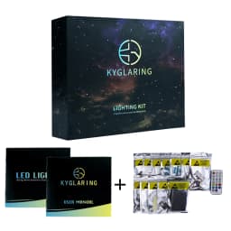 Kyglaring LED Light Kit Suitable for Lego Back to the Future Time Machine 10300 Building Block Decorative Lamp Not Include Model