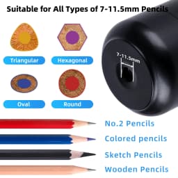 Tenwin automatic electric pencil sharpener A10 Type-C rechargeable sharpener Student stationery pencil sharpener for gift