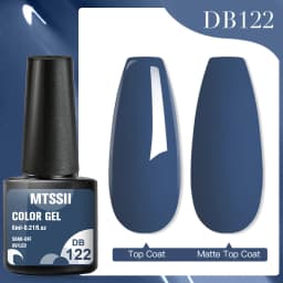 Mtssii 7ml Glitter Rubber Base Gel Polish Gold Sequins Pink White Base Gel Top Coat Soak Off UV LED Nail Art Varnish Manicure
