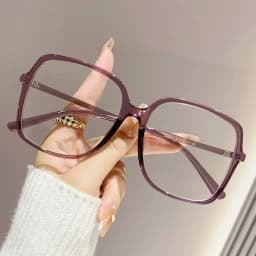 Far Sight Goggle Luxury Trend Eye Protection Myopia Glasses Retro Square Frame Eyeglasses Trend of Ultra-light Ladies Frame