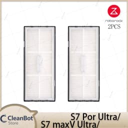 Roborock S7 MaxV Ultra/S7 Pro Ultra Robot Vacuum Cleaner Accessories Main Brush Side Brush HEPA Filter Mop Cloths Spare Parts