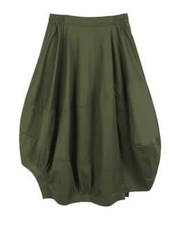 [EAM] High Elastic Waist Black Pleated Shaped Irregular Half-body Skirt Women Fashion Tide New Spring Autumn 2026   1DH5286