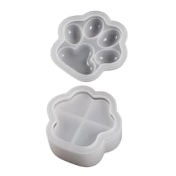 Cat Paw Storage Box Silicone Molds DIY Epoxy Resin Molds Ornament Making Tool R3MC