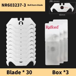 Radford Cuchillas De Utilidad SK2 Con Gancho - Acero De Arte, Cuchillo Bocina Seguridad Con Caja De Almacenamiento Para Cortar
