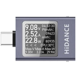 13 in 1 DC 4.5-50V 0-12A Multi-function Digital Display DC Voltage Ammeter Power Meter Type-c Cell Phone Charging PD3.1 Tester