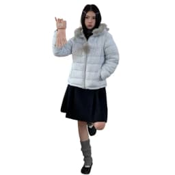 Retro New Polka Dot Long-sleeved Hooded Cotton Jacket Women's Winter Versatile New Thickened Warm Down Cotton Versatile Jacket