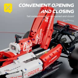 KAVOWORLD 1:8 Large Scale DIY Racing Car Building Bricks Model Static Assembly Car Model for Boys Teens Birthday Christmas Gifts