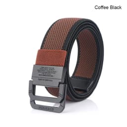 Canvas Belt For Men Simple Alloy Button Nylon Mens Tactical Belt Outdoor Hunting Multifunctional Casual Military Belt 3.8cm Wide