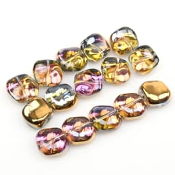 12mm 20pcs Austria Crystal Beads Irregular Smooth Glass beads Beads for Jewelry Bracelet Making DIY Crafts Gifts