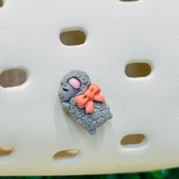 1-6Pcs Cartoon Animal Sheep Turtle Bear Elephant Duck Resin Shoe Charms Decorations for Bands Garden Shoes Button Accessories