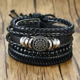 leather bracelet adjust style
