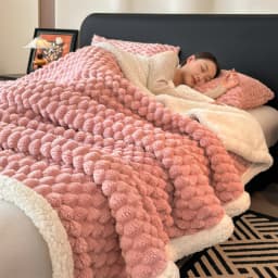 Thick Turtle Velvet Warm Autumn Winter Blankets for Bed Fluffy Soft Double Layer Plush Blanket Grade A Sherpa Fleece Sofa Throw