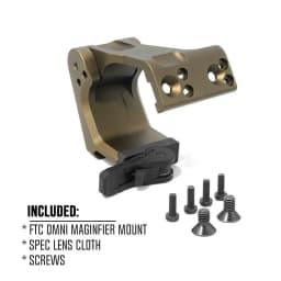 Spec Optics 2.26" Magnifier Mount Flip-To-Center OMNI Geni Hunting Scope Mount FTC Omni Magnifier Mount QD Lever CNC 6068 Aluminum