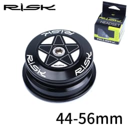 RISK MTB Bike Road Bicycle Headset 44-56/44-55 CNC 1 1/8"-1 1/2" 1.5 Tapered Tube fork Straight Tube Al Alloy Double Bearing