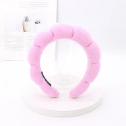Women Girls Sponge Co Spa Makeup Bubble Terry Cloth Headband Puffy Retro Hair Bands Soft Hairband Headwear