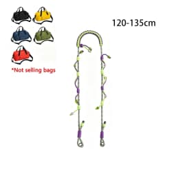 Outdoor Multicolor Rope Braided Bag Strap Handbag Modification Crossbody Strap Detachable Bag Shoulder Belt Strap Replacement